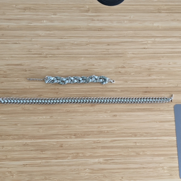 Necklace and bracelet Set - Gorgeous light blue leather - Picture 4 of 7